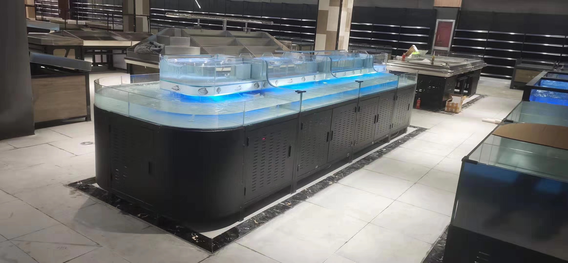 商超，飯店，農(nóng)貿(mào)市場專用海鮮池